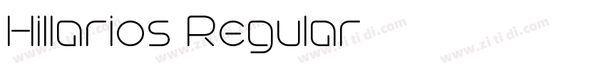 Hillarios Regular字体转换 Hillarios Regular字体转换